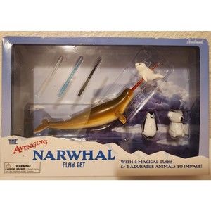 Rare/NIB The Avenging Narwhal Playset Original Packaging Accoutrements retired